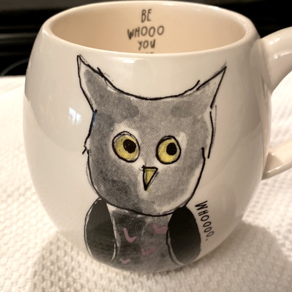 Rae Dunn Other - New Rae Dunn Owl Mug - “Be Whooo You Are”